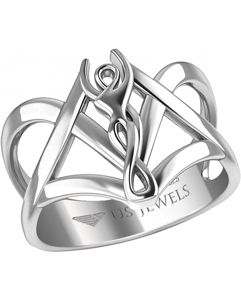 Ladies 925 Sterling Silver Goddess Ring $22.39 Rings