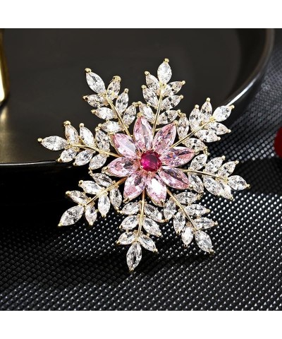 Elegant Rhinestone Brooch Plating Fashion Rhinestone Brooch Pin Dress Accessories Jewelry Birthday Graduation Jewelry Gift fo...