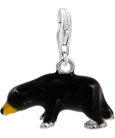 American Black Bear Clip on Charm clip on charm for charm bracelet Bear $8.24 Bracelets