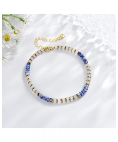 Natural Stone Beaded Bracelets for Women Handmade Beach Boho Beads Bracelet Jewelry Gift for Her H $8.69 Bracelets