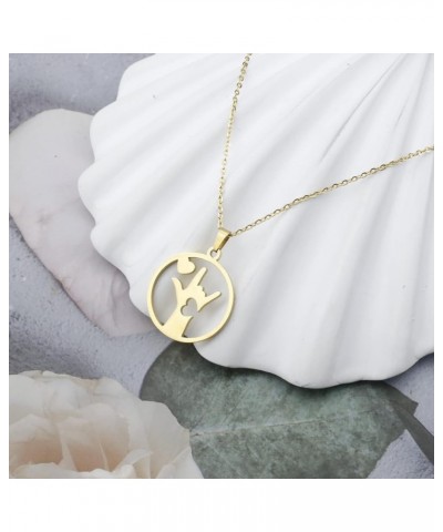 NC ASL Necklace I Love You Hand Sign Language Charm Pendant Necklace Hand Gestures Jewelry Gift for Deaf ASL- Neck G $9.27 Ne...