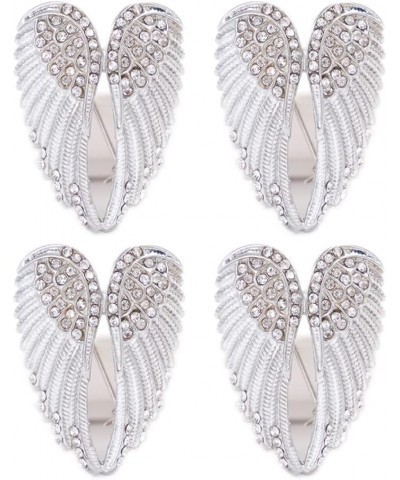 Brooch Pin Angel Wing Pattern Rhinestone Brooch Pins Exquisite Crystal Button Accessory for Women Girls 4Pcs $9.83 Brooches &...