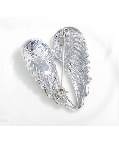 Brooch Pin Angel Wing Pattern Rhinestone Brooch Pins Exquisite Crystal Button Accessory for Women Girls 4Pcs $9.83 Brooches &...