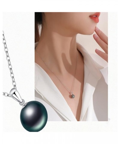 authentic Tahiti Nanhai aquaculture Peacock Green Black Pearl AAA, 8- 8.5mm, 11.5-12mm, 16mm Black pearl Sydney women's Penda...