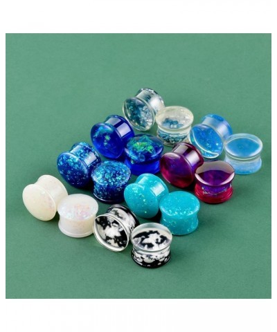 Acrylic Ear Gauges Color Ear Plugs Stretching Kit Tunnels Expander Mix Set Gift 9/16"(14mm) Style 3 $16.06 Body Jewelry