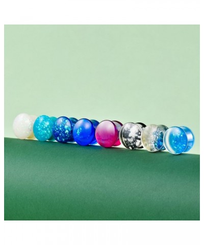 Acrylic Ear Gauges Color Ear Plugs Stretching Kit Tunnels Expander Mix Set Gift 9/16"(14mm) Style 3 $16.06 Body Jewelry