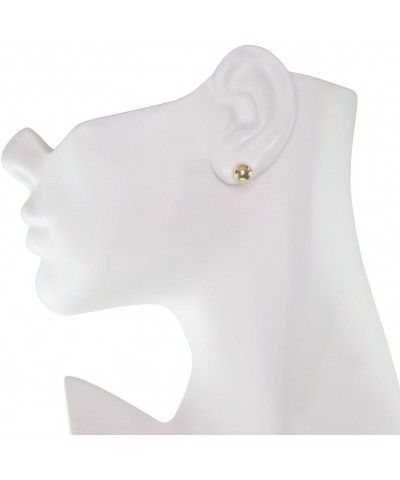 Premium 14K Yellow Gold Filled Ball Stud Earrings with 5mm Backings, 2mm - 10mm 8mm $9.23 Earrings