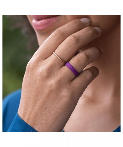 Women's Infinity Silicone Wedding Ring – Hypoallergenic Wedding Band for Ladies – Comfortable Band for Active Lifestyle – 4.5...