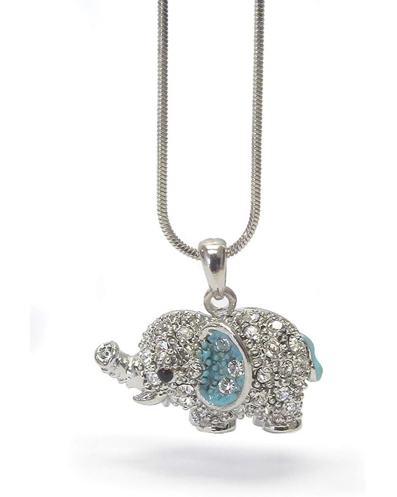 Animal Pendant Necklace Dog/Cat/Swan/Giraffe/Elephant/Penguin/Horse/Kangaroo/Owl/Frog/Bear/Unicorn Elephant $9.68 Necklaces