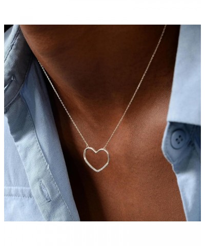 Easter Gifts for Girls Dainty Gold Necklace - 14K Gold/White Gold Plated Cute Heart Necklace Handmade Disc Circle Bee Choker ...