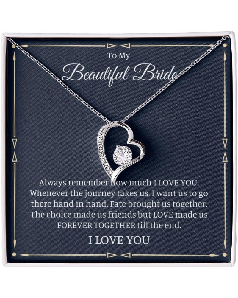 Bride Necklace To My Bride On Our Wedding Day Necklace Wedding Gift For Bride From Groom Gift Ideas For Bride On Wedding Day ...