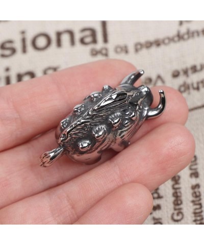 1Pcs Wild Viking Wild Boar Pendant Stainless Steel Necklace Vintage Animal Charm Pendant $7.50 Necklaces