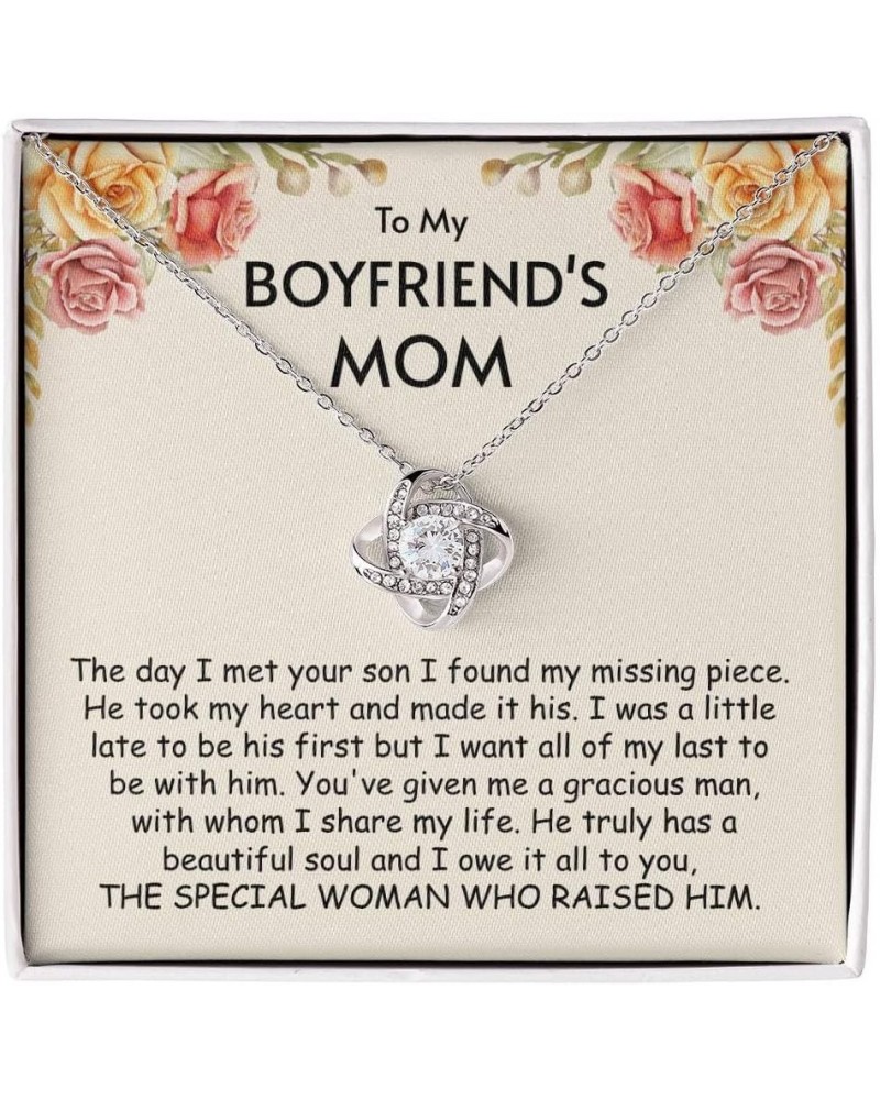 Christmas Gifts For Boyfriends Mom, Gift for Boyfriends Mom, To My Boyfriends Mom Necklace, Birthday Gifts For Boyfriend's Mo...