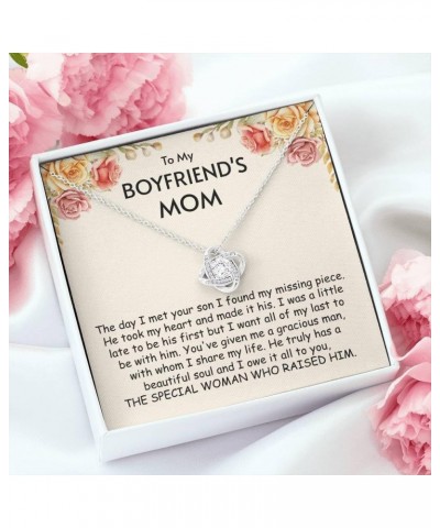 Christmas Gifts For Boyfriends Mom, Gift for Boyfriends Mom, To My Boyfriends Mom Necklace, Birthday Gifts For Boyfriend's Mo...