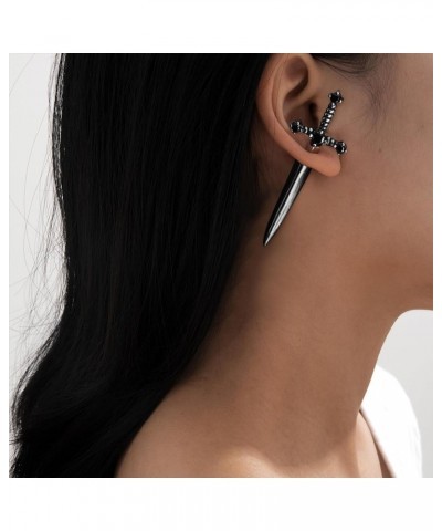 Gothic Earrings Sword Earrings for Women Cool Anime Earrings Halloween Earrings for Women Gothic Jewelry Halloween Jewelry Gi...