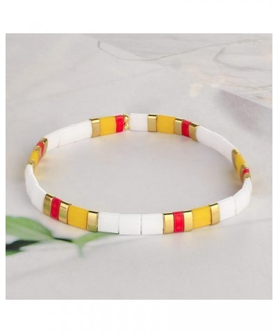 Elastic Tila Beads Bracelets Stranded Tila Beads 18 02H0 $10.19 Bracelets