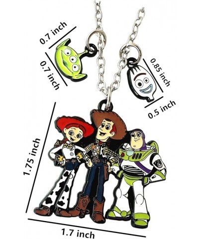 Toy Stry Necklace Anime Cosplay Jewelry Buzz Lighyear Necklace Gifts for Men Woman 1 $7.44 Necklaces