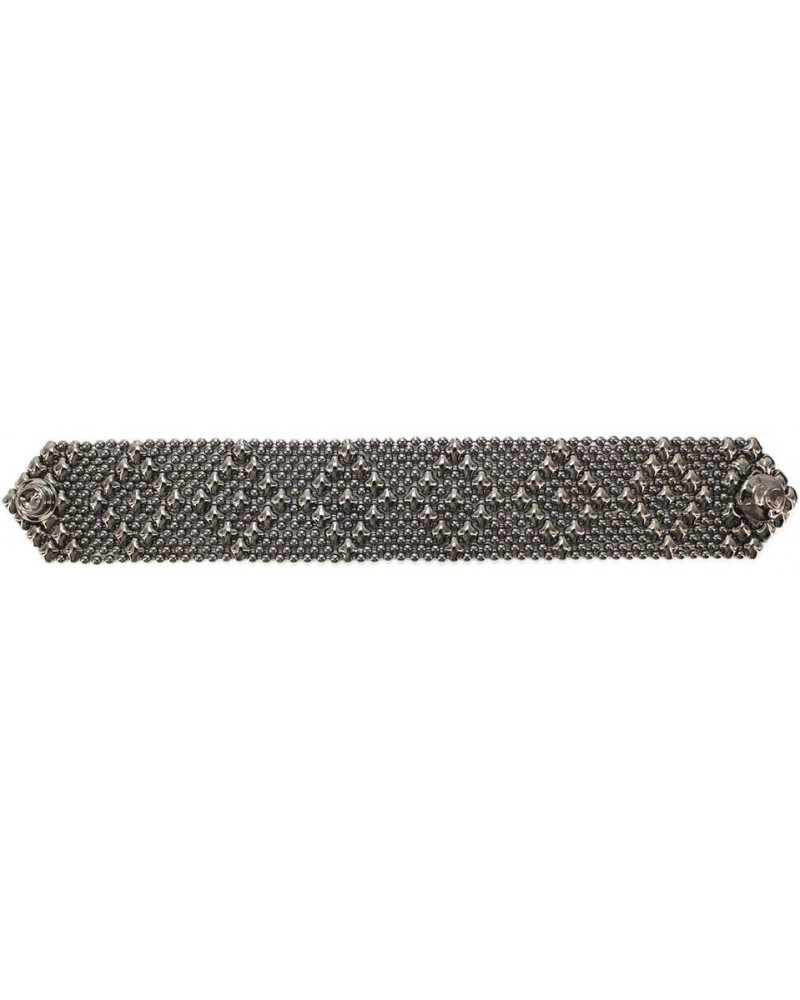 B9-BLK Black Chrome Finish Bracelet - Liquid Metal by Sergio Gutierrez 7.5 Inches $48.36 Bracelets