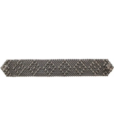 B9-BLK Black Chrome Finish Bracelet - Liquid Metal by Sergio Gutierrez 7.5 Inches $48.36 Bracelets