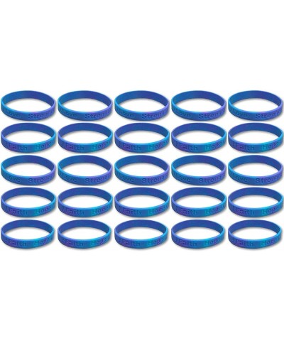 25 Suicide Teal and Purple Silicone Awareness Bracelets - Medical Grade Silicone - Latex and Toxin Free (25 Bracelets) $13.00...