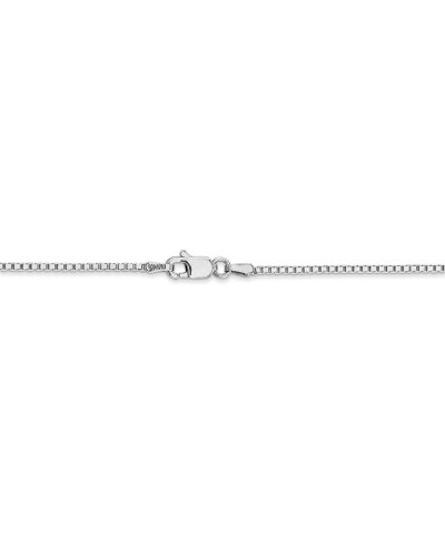 10k Gold Box Chain Necklace Jewelry Gifts for Women in White Gold Yellow Gold Choice of Lengths 16 18 20 24 14 22 30 and Vari...