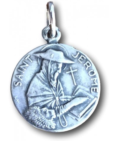 St Jerome Medal - Patron of Librarians - Antique Reproduction 24" ball chain $25.20 Necklaces