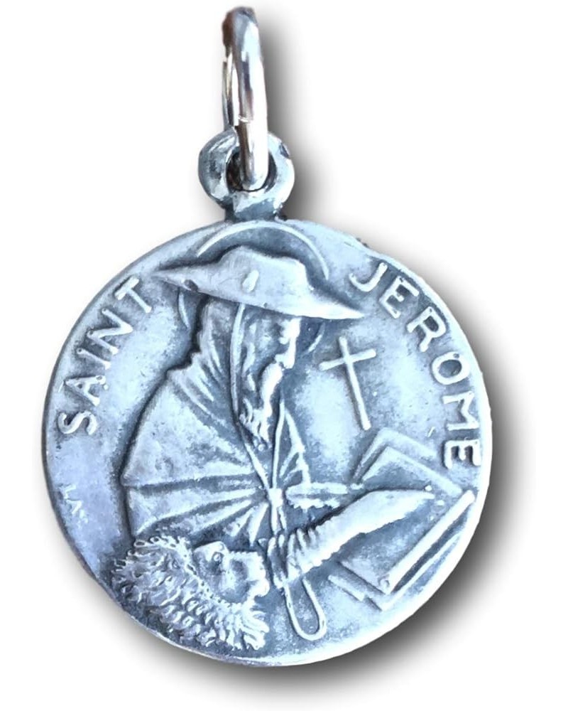 St Jerome Medal - Patron of Librarians - Antique Reproduction 24" ball chain $25.20 Necklaces