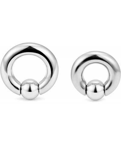 PA Ring Captive Bead Rings Spring Action CBR Monster Screwball Rings 316L Surgical Steel Pierced Body Jewelry 2G 4G 6G 8G 2PC...