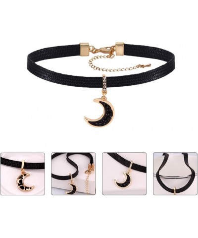 1pc Moon Choker Necklace Elegant Necklace Pearl Necklaces for Women Necleses for Women r Girls Necklace Short Style Choker Me...