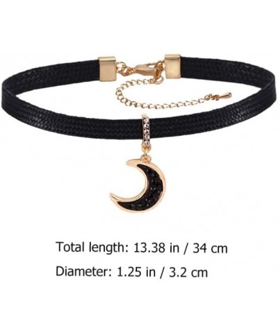 1pc Moon Choker Necklace Elegant Necklace Pearl Necklaces for Women Necleses for Women r Girls Necklace Short Style Choker Me...