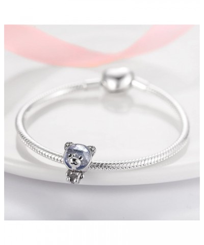 925 Sterling Silver Charms for Bracelets and Necklaces Princess Dress Heart Bear Beads Dangle Pendants Jewelry Birthday Gifts...