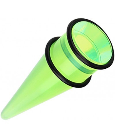 Basic Shorty UV Acrylic Ear Stretching Taper 5/8" (16mm), Green $9.68 Body Jewelry