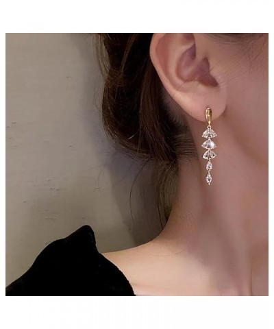 Rhinestone Earrings for Women Rhinestone Statement Earrings Sparkly Earrings Tassel Earrings Dangling Crystal Earrings for Gi...