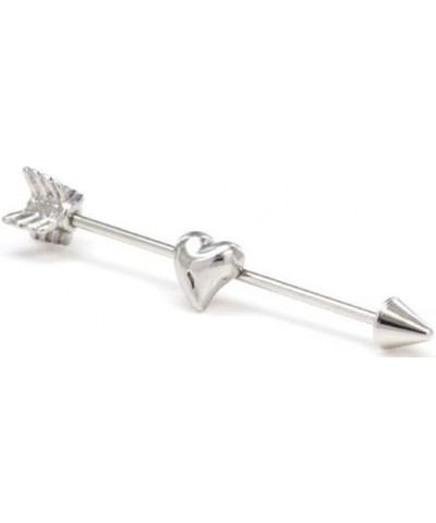 316l Surgical Heart Arrow 14g 1 3/8 Industrial Bar Ch136 $8.54 Body Jewelry