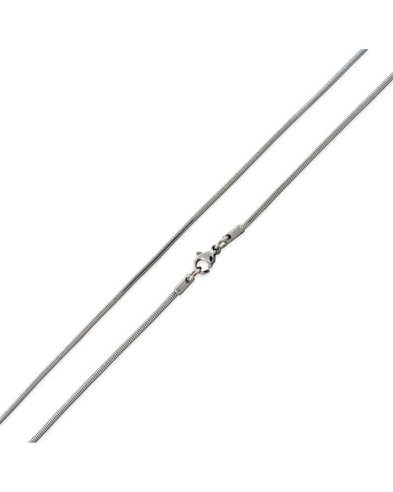 Stainless Steel Snake Chain Necklace 2.0mm (16" - 30" Available) 24.0 Inches $14.53 Necklaces