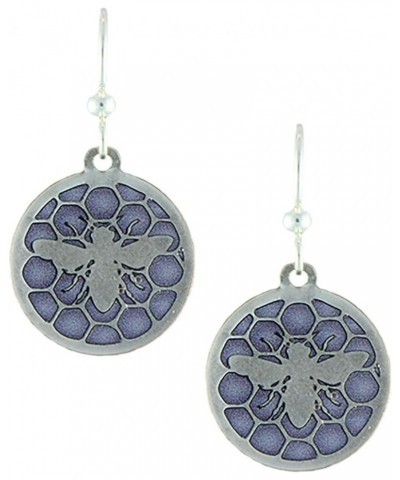 Earth Dreams- Royal Jelly Earrings w/o Beads Silver/Purple $15.24 Earrings