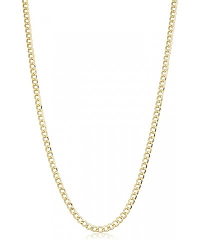 Solid 14k Yellow Gold Filled Miami Cuban Curb Chain Necklace for Men and Women (3.2 mm, 4 mm, 5 mm, 6 mm, 7.4 mm or 9 mm) 30 ...