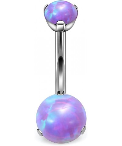 F136 Titanium Opal Belly Button Rings Belly Button Ring Titanium Titanium Belly Ring Titanium Belly Button Ring Titanium Bell...