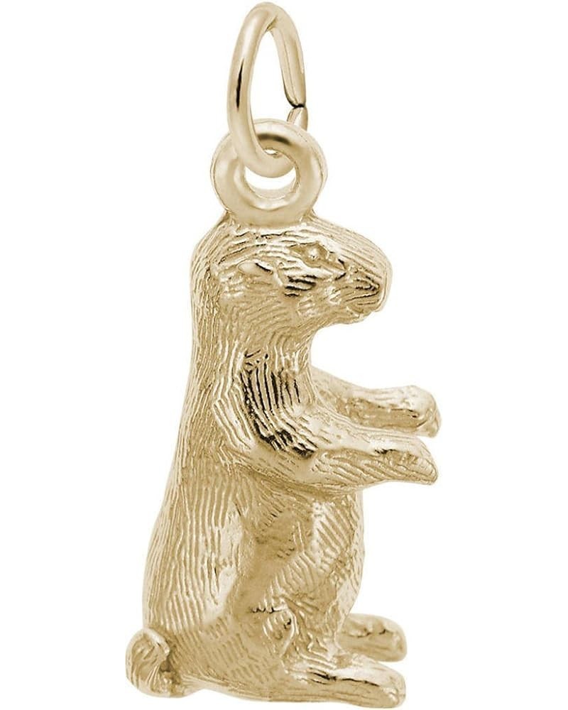 Rembrandt Groundhog Charm 14K Yellow Gold $21.33 Bracelets