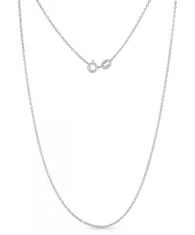 Sterling Silver Large Cubic Zirconia Round Halo Pendant Necklace 18.0 Inches $15.75 Necklaces