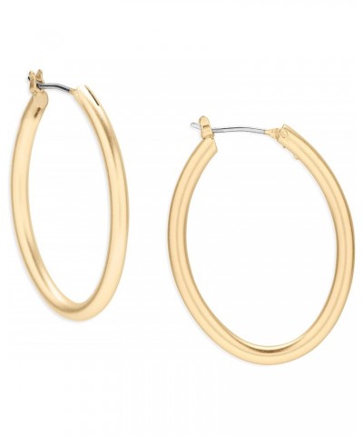 Basic Gold Tone Hoop Earrings $9.90 Earrings