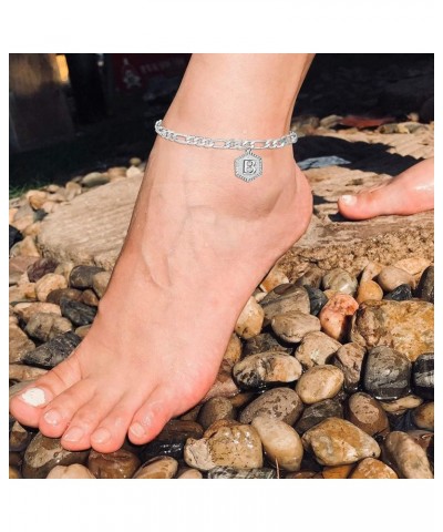 Ankle Bracelets for Women Silver Initial Anklet Gold Letter Anklet with Initials Silver Anklets for Women Gold Anklet Bracele...