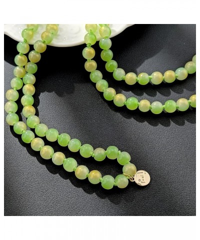 Vintage Imitation Pearl Choker Necklace Elegant Bridal Jewelry Set with Matching Earrings 1207-Green Grape $8.83 Jewelry Sets