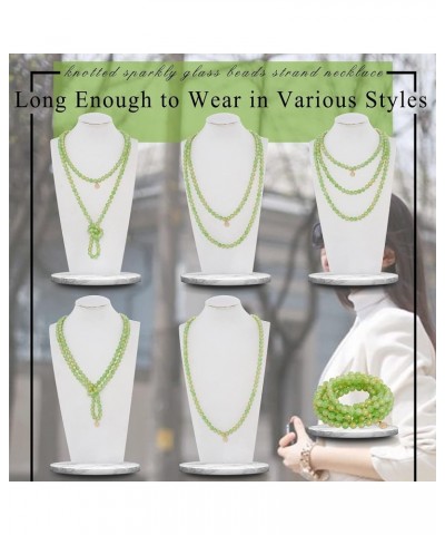 Vintage Imitation Pearl Choker Necklace Elegant Bridal Jewelry Set with Matching Earrings 1207-Green Grape $8.83 Jewelry Sets