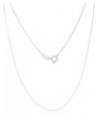 .925 Sterling Silver 0.7mm, 0.9mm, 1.1mm, 1.3mm, 1.5mm or 1.7mm Box Chain Necklace, Made In Italy 20.0 Inches 0.7mm $14.40 Ne...