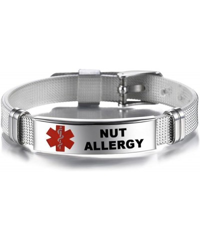 Emergency Medical Bracelets Lasers Engraved Adjustable Wristband Medical Alert IDs Bracelet Jewelry for Men Women Type 1 Diab...