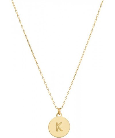 K Mini Pendant Necklace One Size K Gold $25.50 Necklaces